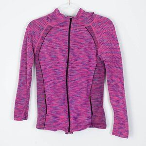 IAB MFG‎ Pink Full Zip Contour Hoodie Jacket Womens Size Medium